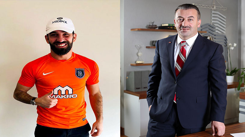arda turan makro insaat sponsorlugunda basaksehir e transfer oldu