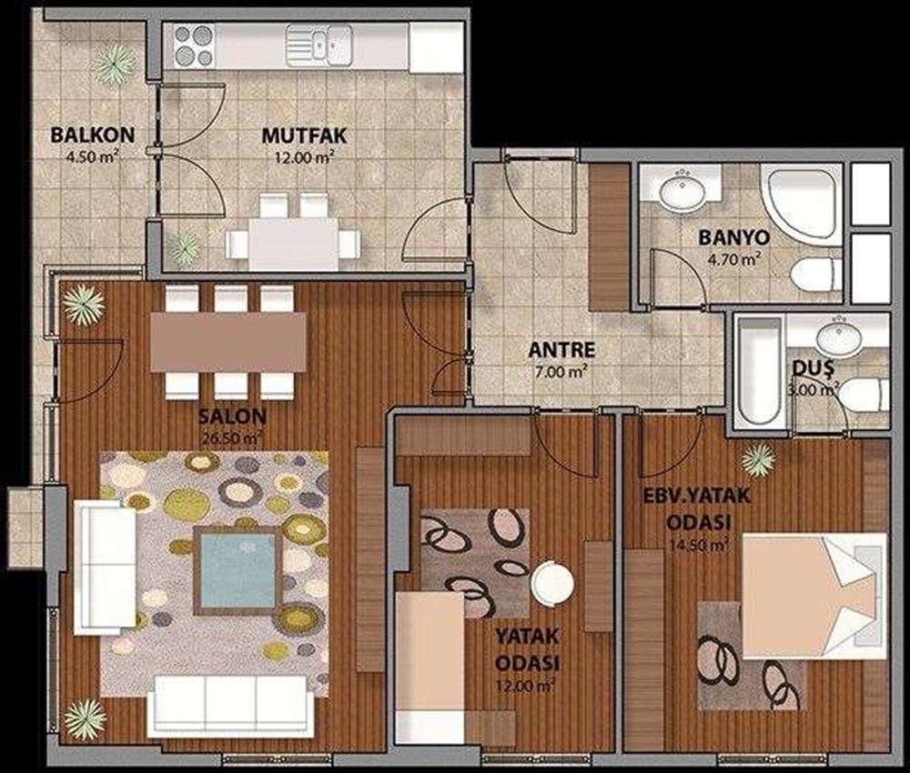 Premista Residence Projesi Kat Planları