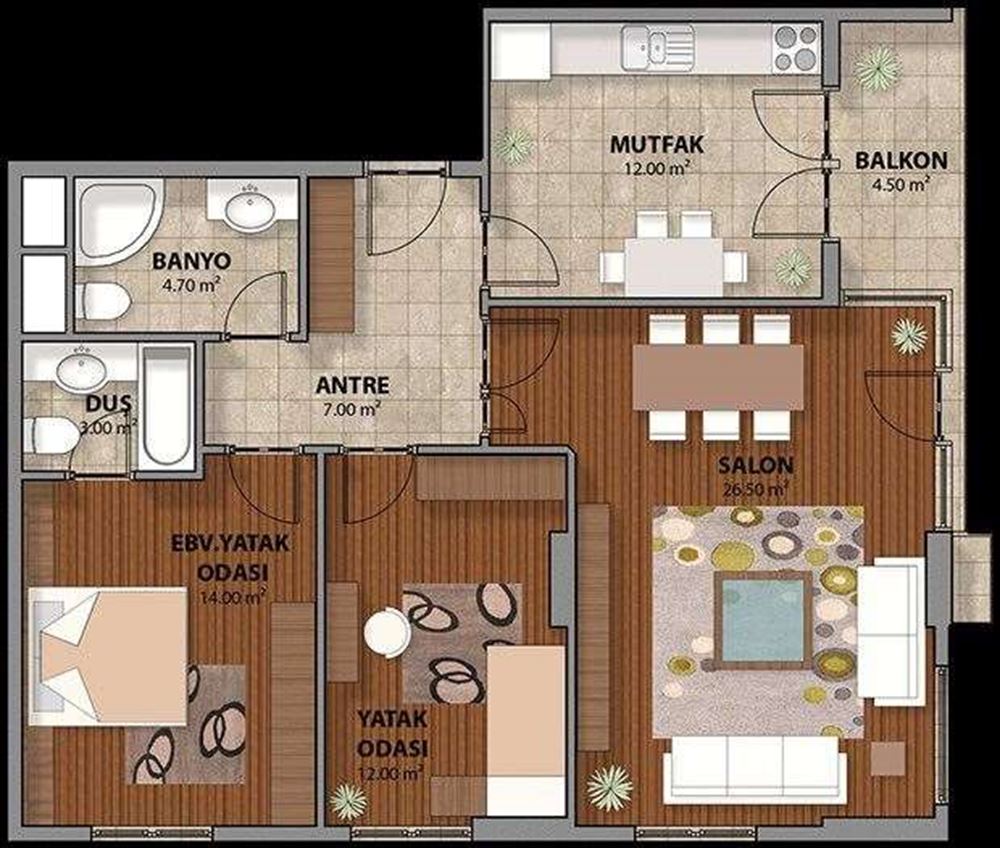 Premista Residence Projesi Kat Planları