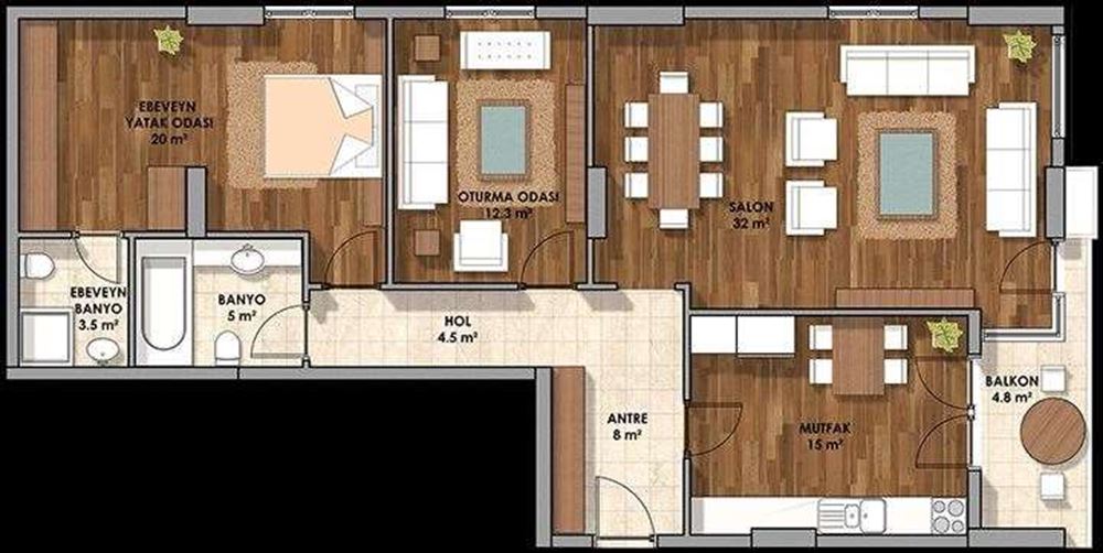 Premista Residence Projesi Kat Planları