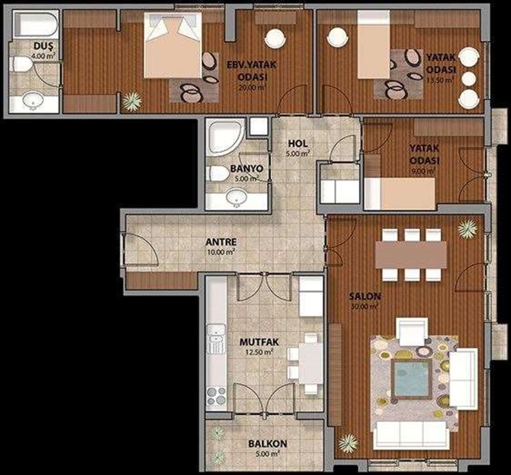 Premista Residence Projesi Kat Planları