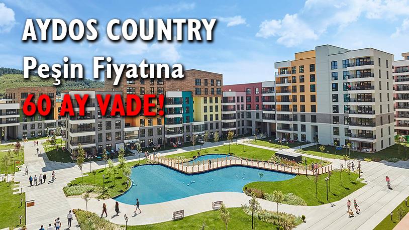 Aydos Country, Peşin Fiyatına 60 Ay Vade!