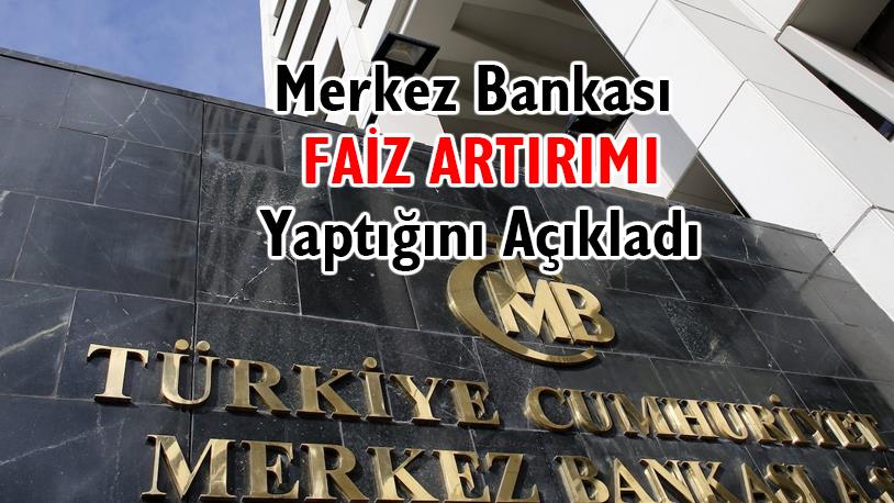 Merkez Bankası Faiz Kararını Açıkladı