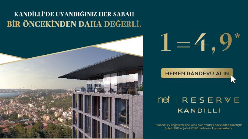 İstanbul Boğazı'nda Değeri 5 Kat Artan Bir Eve Sahip Olmak İçin Nef Reserve Kandilli'de Son Fırsat