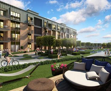 Yatay Mimariye Sinpaş Finans Şehir İmzası