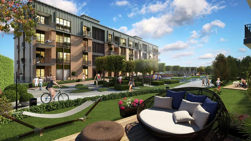 Yatay Mimariye Sinpaş Finans Şehir İmzası