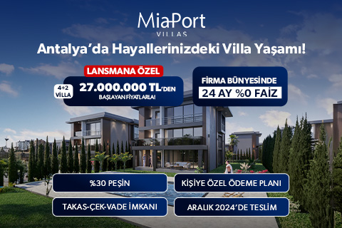 Antalya'da Hayallerinizdeki Villa Yaşaı